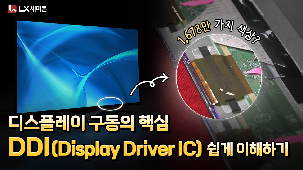 디스플레이 구동의 핵심, DDI(Display Driver IC) 쉽게 이해하기