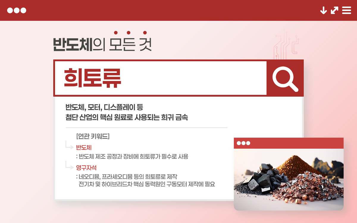 반도체의 모든 것] 반도체의 핵심 소재라는 희토류, 지금 왜 주목받을까? - LX 세미콘